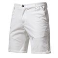 Summer Men's Shorts Solid Color Mid-Waist Elastic | SAMAG