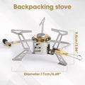 CAMPEAK Multi Fuel Stove Burner with SILENT CAP - View 2 | SAMAG