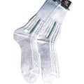 Men's Ultra-Thin Sheer Nylon Stockings Jacquard Elastic Mid-Tube Transparent Breathable Business Socks Good Quality Sexy