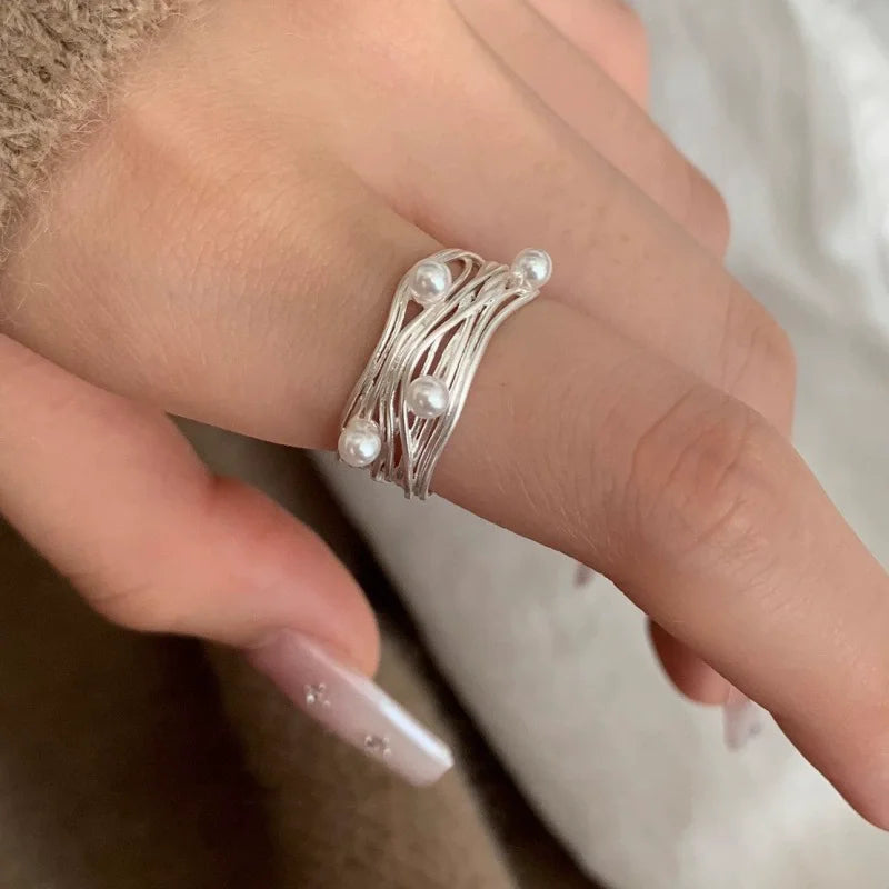 VENTFILLE 925 Sterling Silver Bow Tie Open Finger Ring For Women Gift Cute Design Fashion Jewelry Gift Wholesale