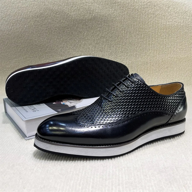 Men's Genuine Leather Loafers Slip-on Casual Shoes Handmade Comfortable Flat Sneakers for Daily Office Outdoor Street Wear