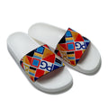 PG PATSY GARIS  New Fashionable Classic Simplicity Women's Slippers PVC Material Letter Printing Casual Flat Bottom Slippers