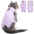 Cat Surgery Recovery Suit - Anti-Licking Onesie for Abdominal Wounds, Spay/Neuter Recovery Bodysuit for Cats & Kittens