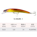 110MM 14G Minnow Fishing Lures 3D Crystal Floating - View 15 | SAMAG