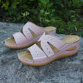 2026 Women's Wedge Slippers Fashion Casual Sandals Summer Open Toe Beach Slippers for Women Non-Slip Platform Sandals Pig Size