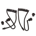 Y-2Pcs For Radio Earpiece Headset Walkie Talkie Earphone Coil Spring Air Tube Coil Acoustic Air Tube Earplug Replacement