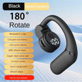 Wireless Ear Hook Headset Bluetooth 5.4 Earphone 180° Rotation HiFi Stereo Noise Reduction Headphone Sports Waterproof Earbud