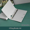 Office Supplies 2/3/4-Ring Binder A4 Folder For Documents Paper File Organizer A4 Binder Folder