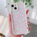 Luxury Pink Cartoon Bow Tie Case For Xiaomi Redmi 15C 15 14C 13C 12C A5 Note 12 13 14 15 Pro Plus 5G 4G 11 11S Protection Cover