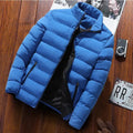 New Men's Thick Warm Parka Jackets Autumn Winter Casual Men's Outwear Coats Solid Male Windbreak Cotton Padded Down Jacket M-5XL