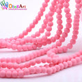OlingArt Rubber Glass Beads High 6MM Quality 100PCS/Lot Candy Color Neon Matte Loose Handmade DIY Jewelry Making Bracelet