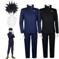 Jujutsu Kaisen Anime Fushiguro Megumi Cosplay Costume Top Pants Blue Halloween Party Uniform Set gdk