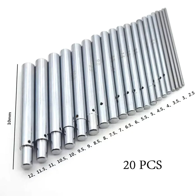 Manual Jump Ring Maker Kit 20pcs Spindles 2.5-12mm Jewelry Ring Making Tool for DIY Jewelry Making