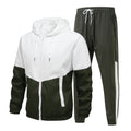 Spring and Autumn Men's Hooded Sports Leisure 2 - piece Sets New Fashion Jacket and Pants Hip Hop Casual - View 4 | SAMAG
