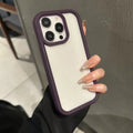 Luxury Transparent Candy Phone Case For iPhone 11 12 13 14 15 16 Pro Max Shockproof Clear Bumper Cases Cover