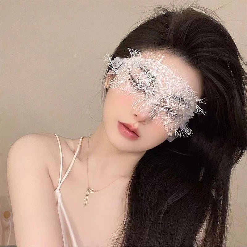 Lingerie Accessories, Lace Eye Mask See-Through Sexy Hot Passionate