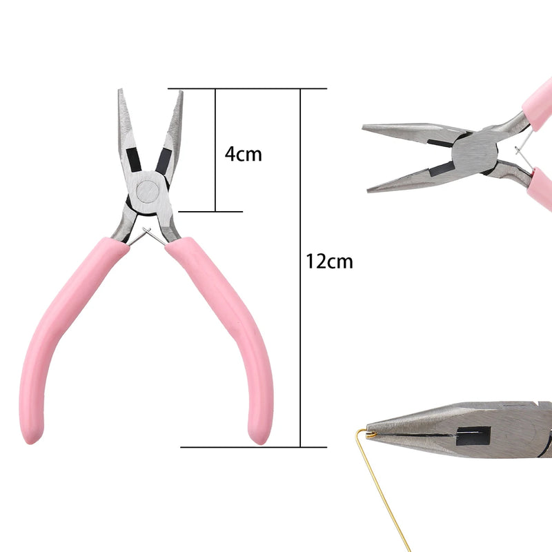 Multifunctional Hand Tools Jewelry Pliers with round Nose End - Cutting Wire Tool for DIY Handmade Jewelry Making Accessories