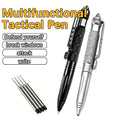 Tactical Pen Self Defense Multifunction Emergency Survival Tool Glass Breaker Tungsten Steel Writing Pen Outdoor Rescue Escape