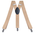 Fashion Suspenders for Men Women 3.5cm Y-Back 3 Clips Adjustable Elastic Shirt Trouser Braces Strap Belt Gifts for Dad Husband