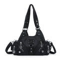 Angelkiss Women Handbags Rose Soft Tote Bag Small Top-handle Purse Fashion Satchel Multi-Pockets Shoulder Bag Hobos Phone Pack