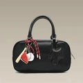 HISUELY 2026 New Commuter Small Women Handbag Boston Large Capacity Pillow Bag Soft Tanned Leather Fashion oulder Crossbody Bag