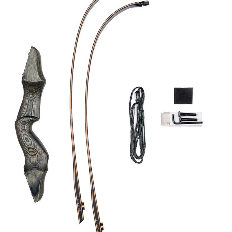 Black Hunter Takedown Recurve Bow Right and Left Handed | SAMAG