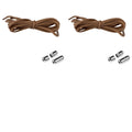 1/2/4 pairs Semicircle No Tie Shoelaces Elastic Sneakers shoelace Metal Lock Lazy Laces for Kid and Adult One size fits all shoe