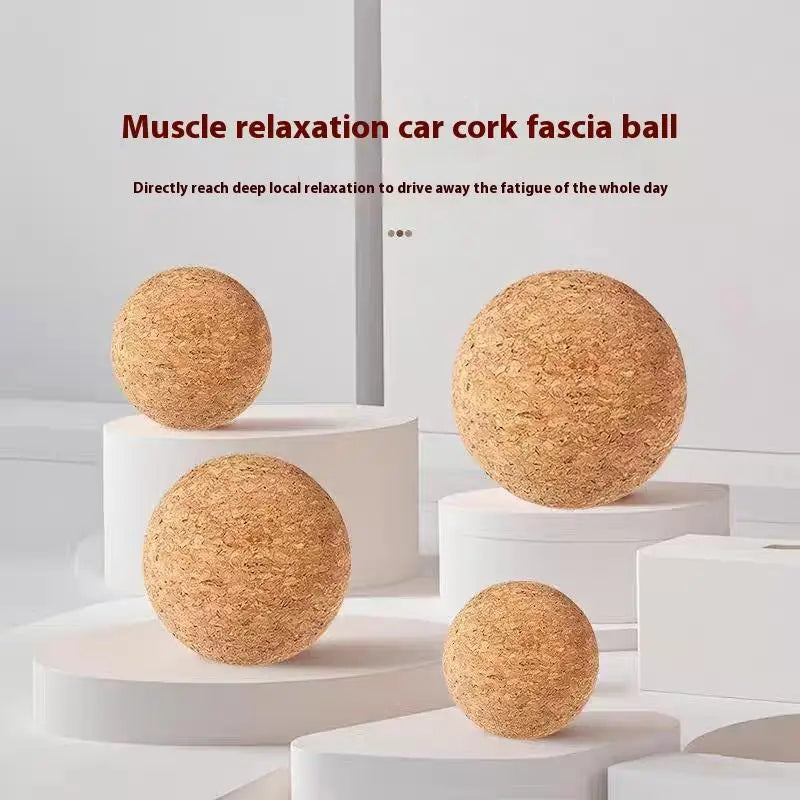 New Cork Massage Ball Back Massage Foot Massager Yoga Ball Tension Release Therapy Myofascial Ball Relax Muscles Trigger Point
