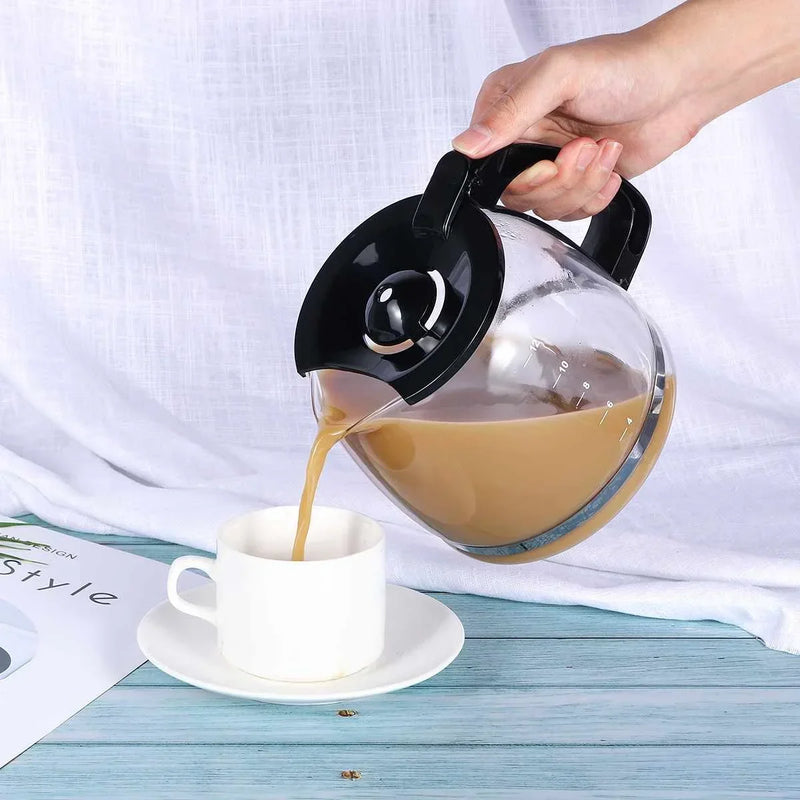 12 Cups Coffee Machine Mini Automatic Dripping Home Office Coffee Maker Multi-function Brew Tea Coffee home appliances