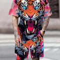 Summer new daily casual men's T - shirt and shorts set, urban street fashion sleeved outdoor sports - View 2 | SAMAG
