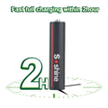 Soshine 600mWh Rechargeable Battery AAA 1.5V USB Lithium Batteries USB Li-ion Aaa Battery with 4-in-1 USB Cable 1200 Times Cycle