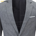 Fashion Navy Blue Jacket For Men Evening Dinner Formal Costumes Wedding Banquet Groomsman High Quality Slim Fit Blazer 1 Piece