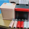 Karaoke Audio Machine Speaker System With 2 Microphones Portable Wireless Bluetooth-compatible Home Tv Ktv Set Speakers