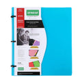 3 Ring Loose-leaf File Folder Waterproof Detachable Notebook Binder Dustproof Thickened 3 Hole Punched Lined Paper Mobile Office