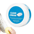 White Shoes Clean Cream 160g No Wash Whitening Paste Multipurpose Gentle Cleaner For Sneakers, Gym Running Soccer Basketball
