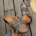 Spring/ Autumn Elegant Color Blocked Street Casual Mueller Shoes Fashionable Hot Selling New Comfortable Plus Size Women's Shoes