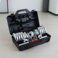 Dumbbell Set with Storage Case Chrome-Plated with Weights | SAMAG