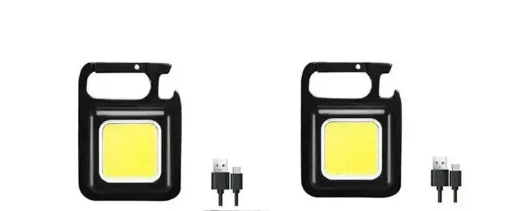 1-5PCS Mini 1500LM LED Flashlight Work Light Portable Pocket Flashlight Keychains Torch USB Rechargeable For Outdoor Camping