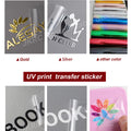 Custom Color Transfer 3D Sticker DTF UV Gold Decal Brand Company Logo Vinyl Crystal Label Raised Self-Adhesive Waterproof Hollow