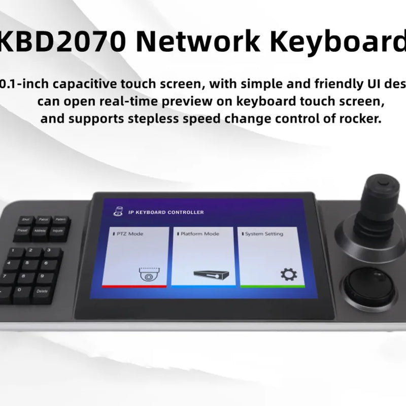 11.6 inch Switcher Mixer Keyboard HD Screen Camera Studio Stage 8 Channels Video Control Live Streaming Church Audio Broadcast