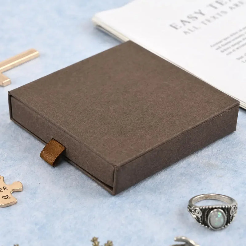 Thick Kraft Paper Drawer Jewelry Set Packaging Box Ring Necklace Bracelets Earring Gift Case Container - Visuel 17 | SAMAG