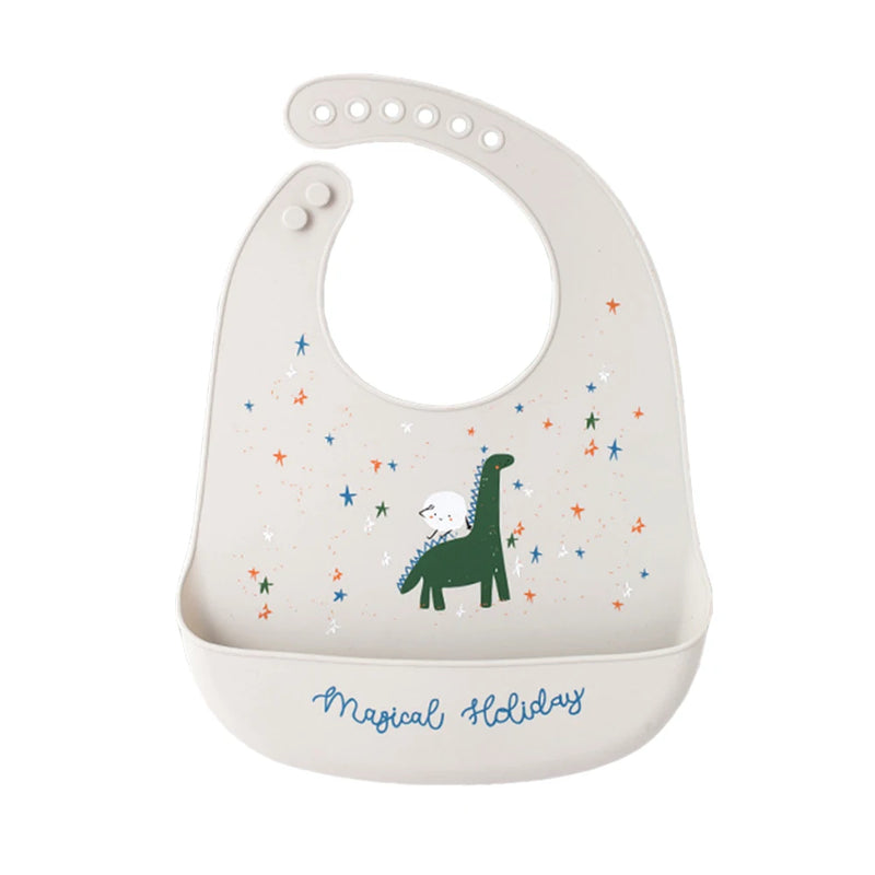 Waterproof Baby Bibs For Kids Eating Stuff Soft Silicone - View 7 | SAMAG