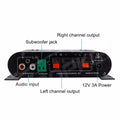Woopker Audio Amplifier ST-839 25W*2 + 40W 2.1 Channel BT 5.0 Stereo Power Amplifier Portable Sound Amplifier Car Home Theater