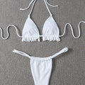 Sexy Ruffle Bikini Woman Swimsuit Thong Feminine Set | SAMAG