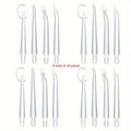 16pcs Dental Hygiene Kit - Includes Standard & Orthodontic Nozzles For Effective Teeth Cleaning And Oral Care