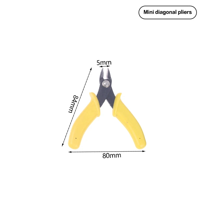 Jewelry Crimping Pliers For Making Tips Tool Tweezers Crimp Nose Pliers Jump Rings & Split Rings Double Rings Diy Accessories