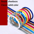 Classic Round ShoeLaces 20 Colours Durable Solid Shoelaces Sneakers Boots Shoelace rope 70cm/90cm/120cm/150cm 1Pair