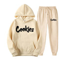 Men and women of the same fashion trend hoodie casual two - piece suit jacket pants brand printing logo size - View 3 | SAMAG