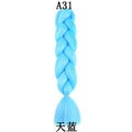 100g 24inch Jumbo Braiding Hair Synthetic Braiding Hair Braid in Hair Extensions Braids Hair for Twist for Daily Cosplay