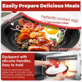 Microwave Grill Pan Multi-purpose Microwave Grill Pan with Cover Frying Pans Non-stick Microwaves Bacon Cooker Trays for Kitchen